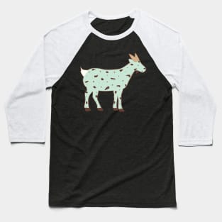 Ice Cream Goat (Mint Chip) Baseball T-Shirt